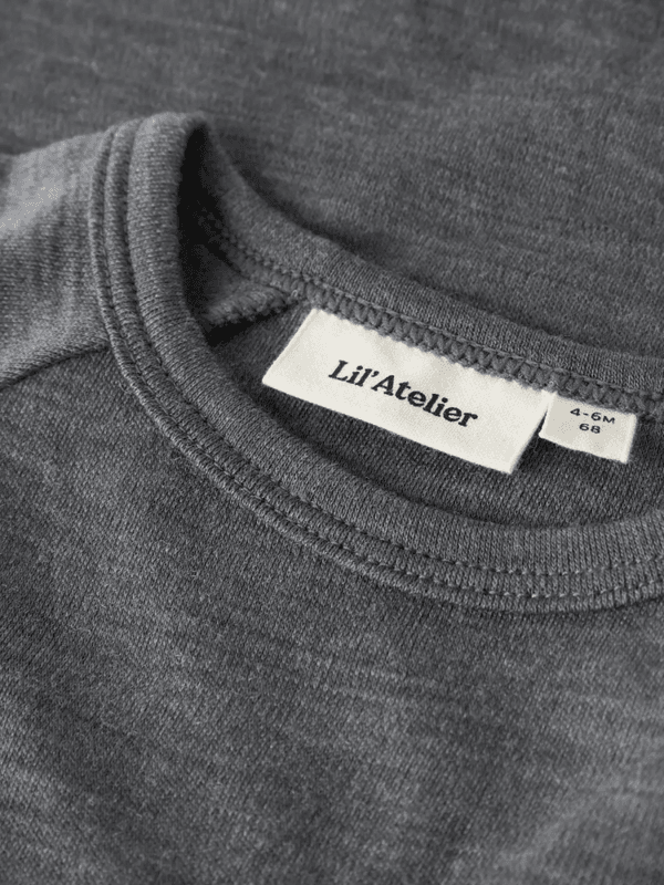 Ester Wool Ls Slim Body - Poppy Seed