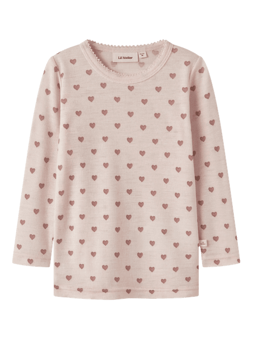 Hovedbilde Noel Nia Wool Ls Slim Top - Morganite Heart
