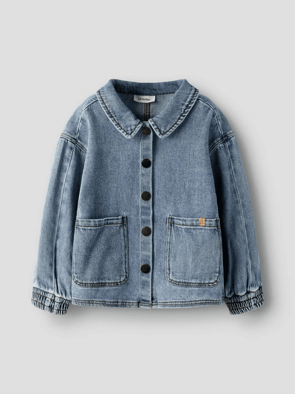 Karole Ls Dnm Shirt - Medium Blue Denim